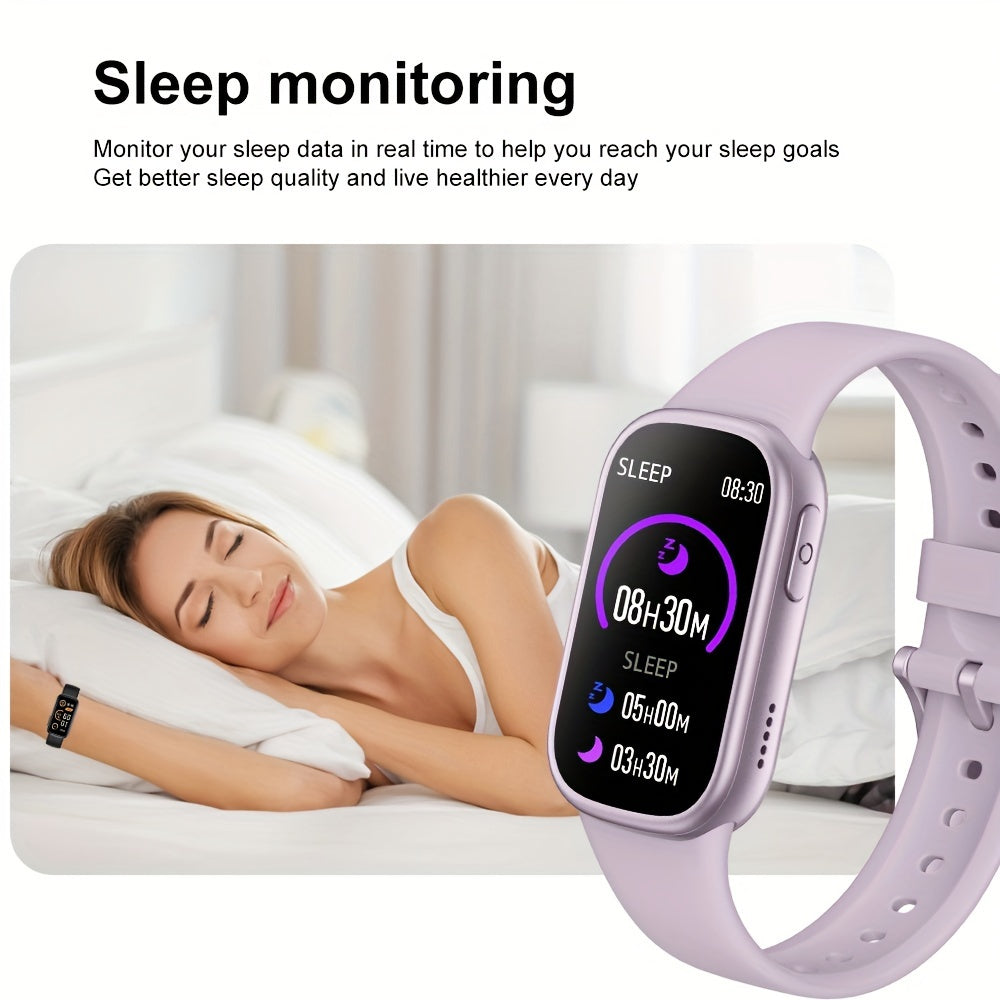 Waterproof smartwatch with 7 days battery life and fast charging function for fitness tracking