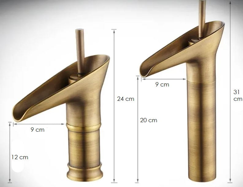 Wellen – Nostalgia Waterfall Washbasin Faucet