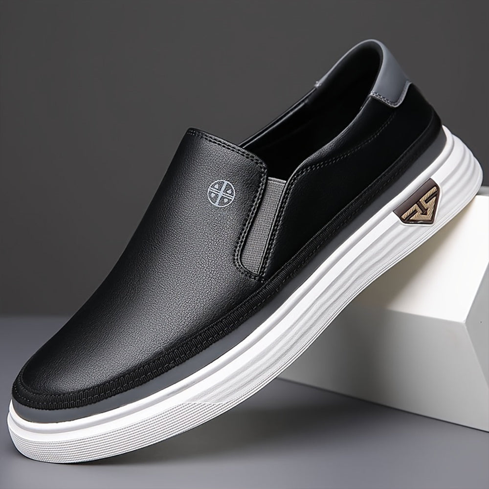 Herren Schuhe Schwarz Größe 42 Leder Elegant Bequem-2