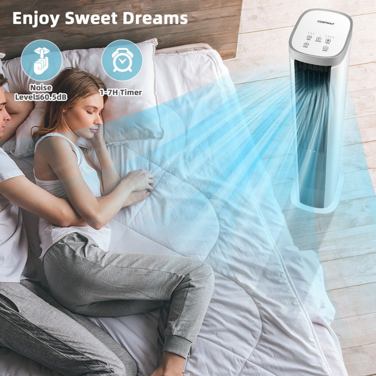 3-In-1 Portable Evaporative Air Cooler with Timer 6