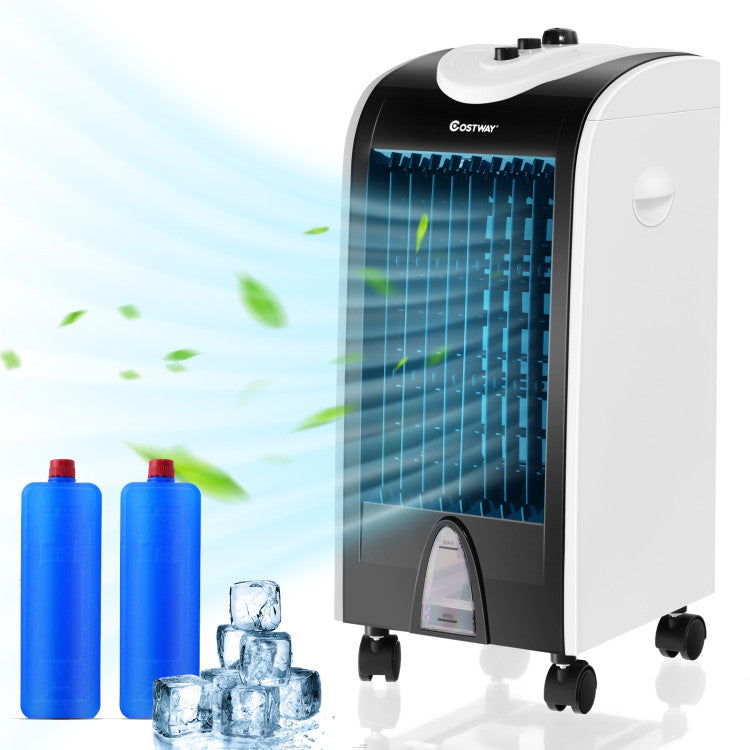 3-in-1 Portable Evaporative Air Cooler with Filter Knob for Indoor 1