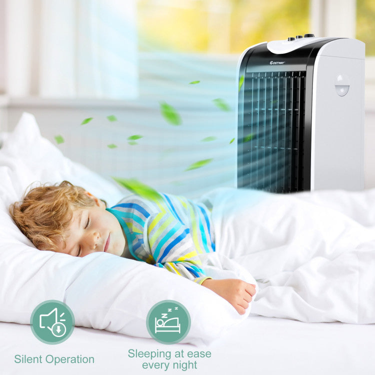 3-in-1 Portable Evaporative Air Cooler with Filter Knob for Indoor 5