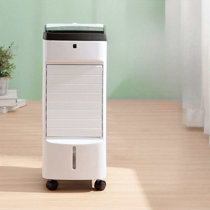 Raffrescatore d'aria multifunzionale ad alta capacità – sistema 4-in-1 con serbatoio d'acqua da 12L e contenitori per ghiaccio | Raffreddamento rinfrescante | Ideale per la casa