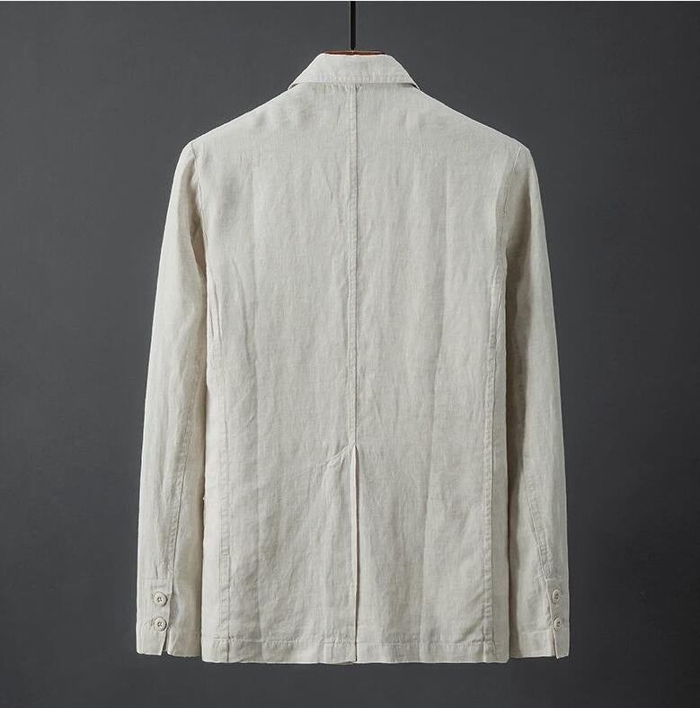 Eleganter Leinenblazer für Herren - Atmungsaktiv, Vielseitig & Komfortabel-2