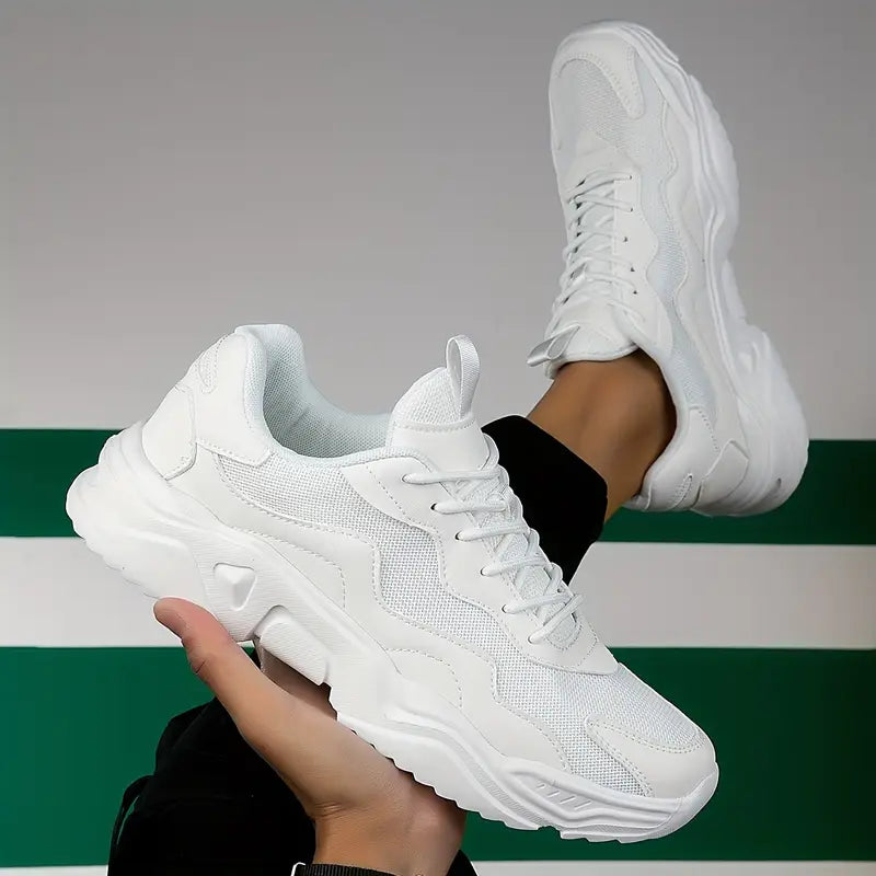Herren Sneaker Schwarz Größe 42 Atmungsaktiv Stoff-3