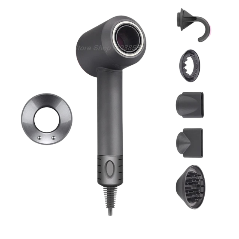 Ion styling device with bladeless design – Lightweight hair dryer for salon quality