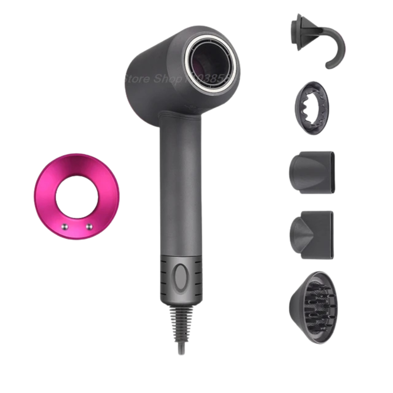 Ion styling device with bladeless design – Lightweight hair dryer for salon quality
