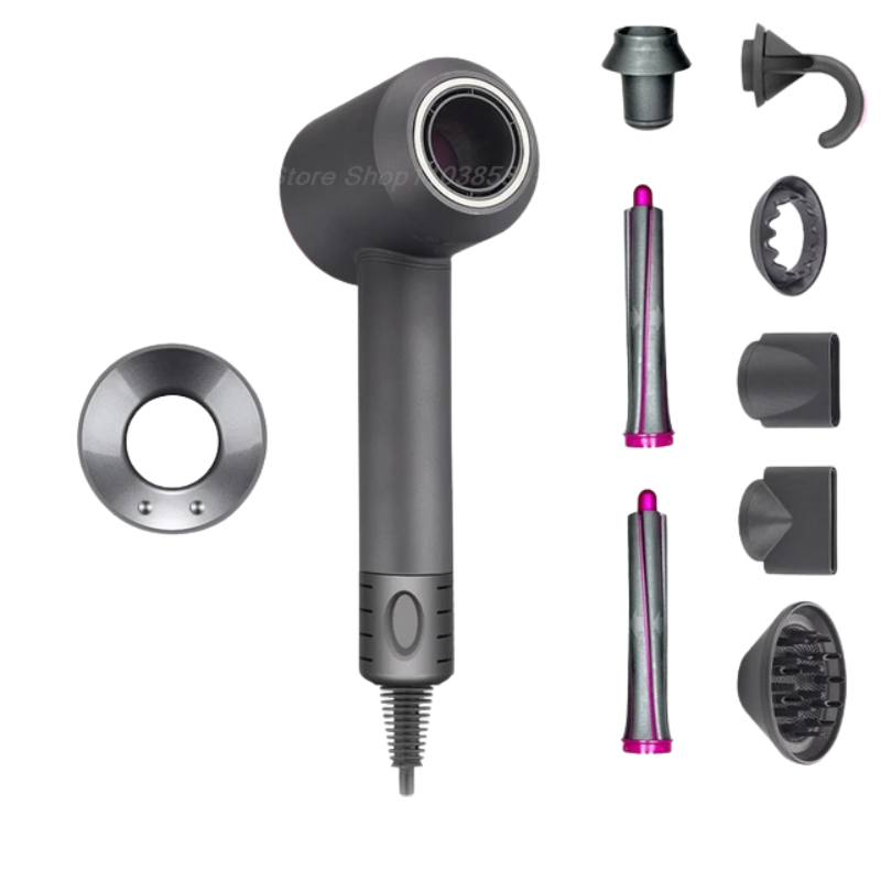Ion styling device with bladeless design – Lightweight hair dryer for salon quality