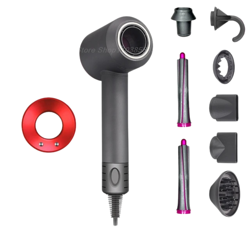 Ion styling device with bladeless design – Lightweight hair dryer for salon quality