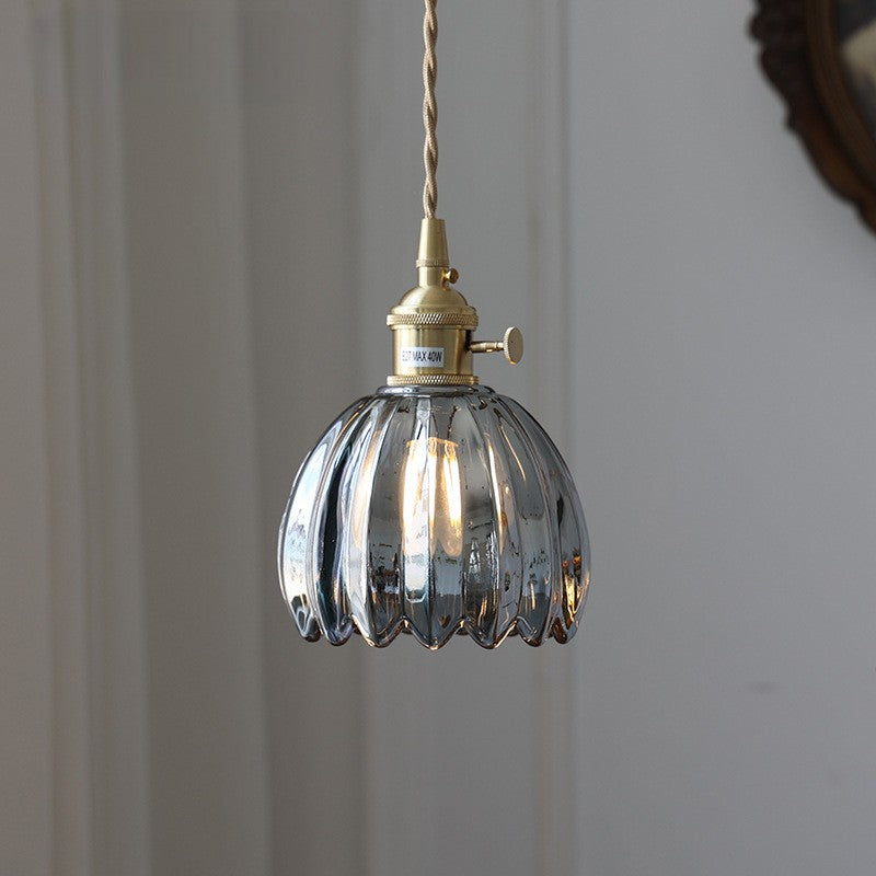 Aeruna | Japanische Glas-Pendelleuchte im Vintage-Stil 10