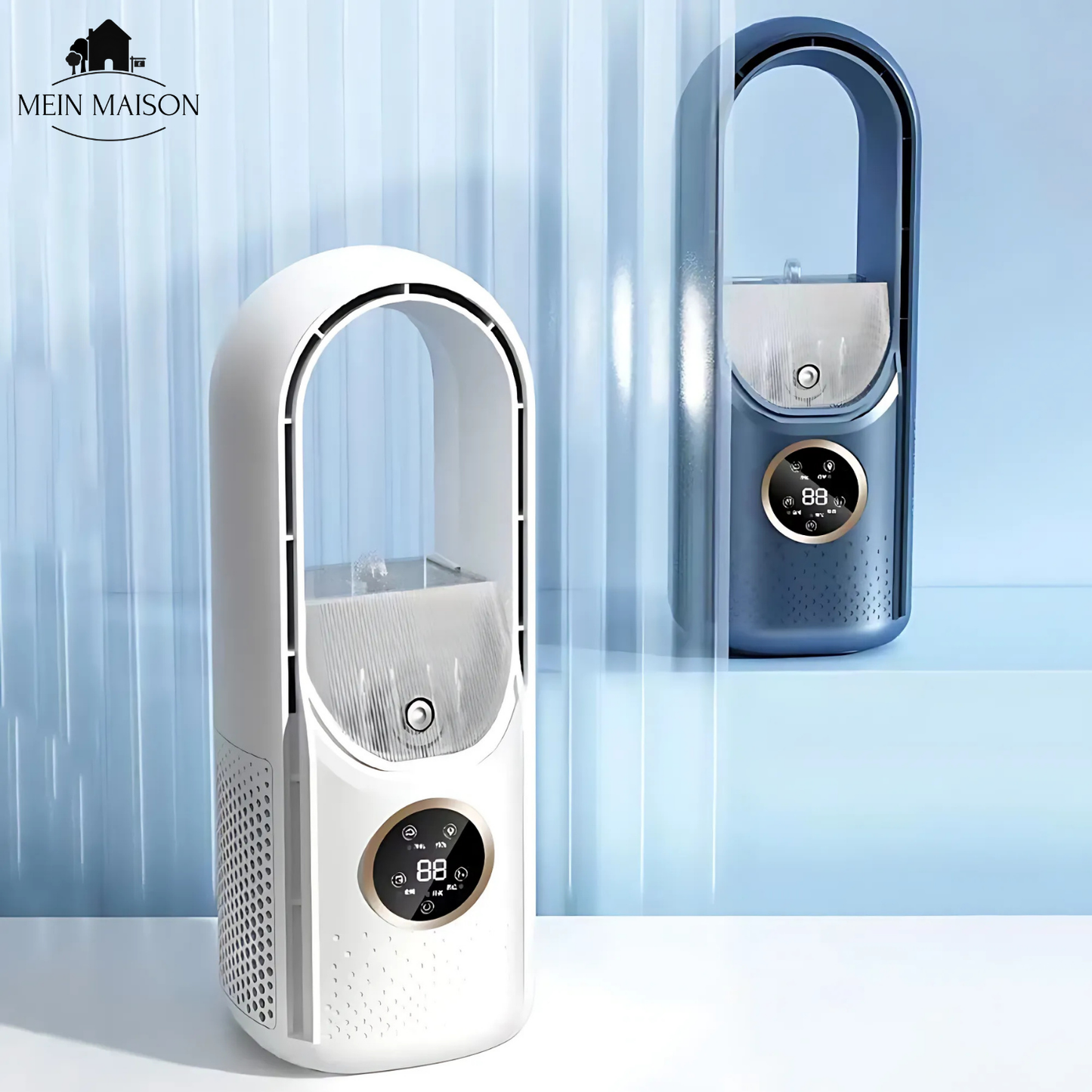 Airevo air cooler | Bladeless USB fan | 6 levels | Quietly & with timer | Humidification 2