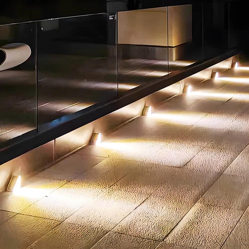 Ambros | Leuchtende Solarlampen für Außentreppen 2
