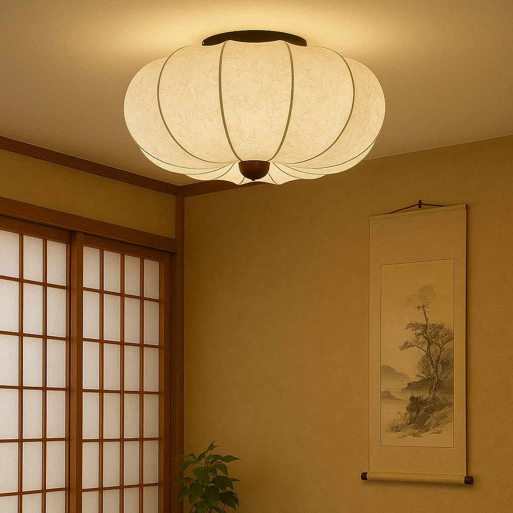 Ambrya | Retro mittelalterliche Seidendeckenlampe 3