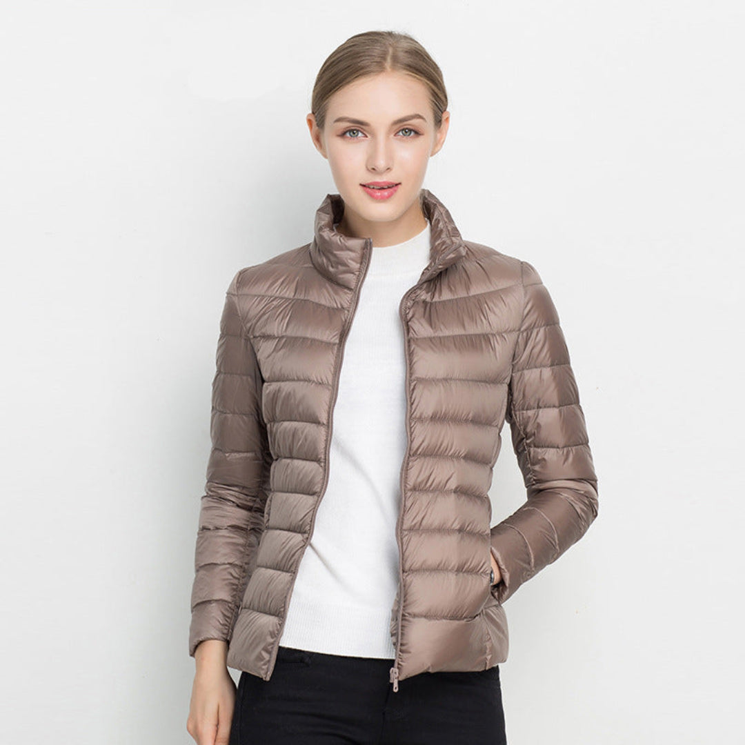 Andrea | Langärmlige, gesteppte, warme Winterjacke für Damen 2