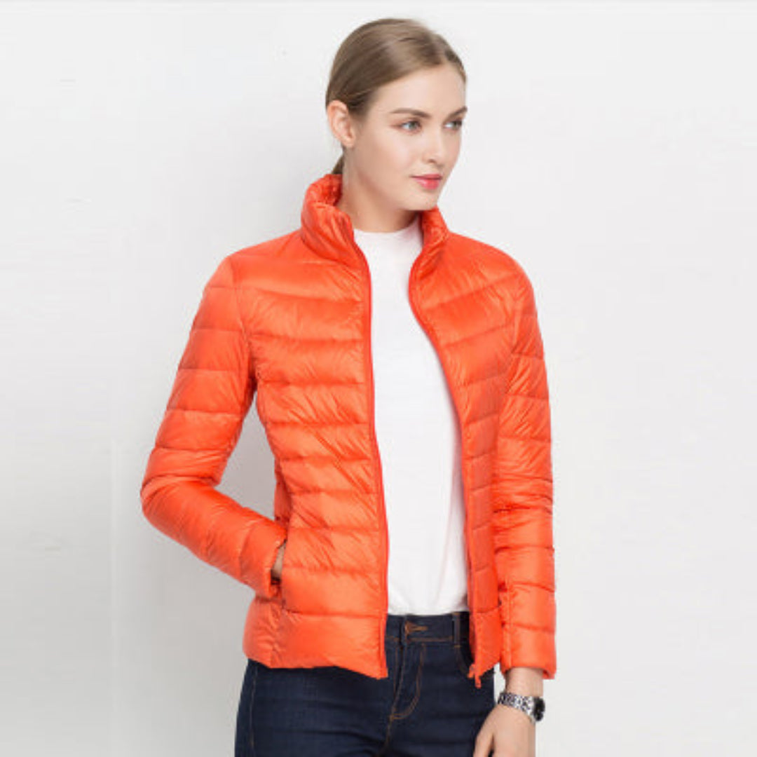 Andrea | Langärmlige, gesteppte, warme Winterjacke für Damen 3