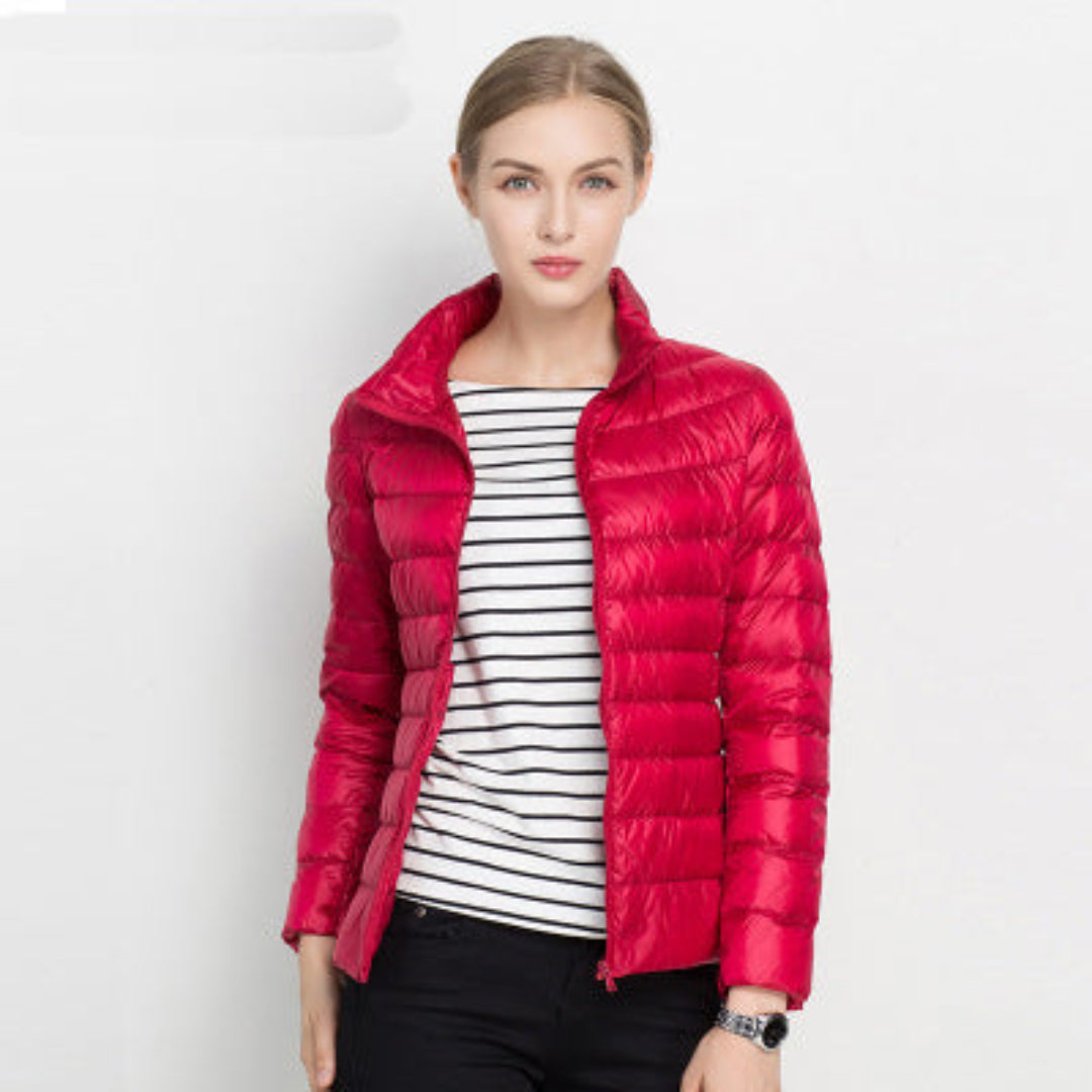 Andrea | Langärmlige, gesteppte, warme Winterjacke für Damen 5