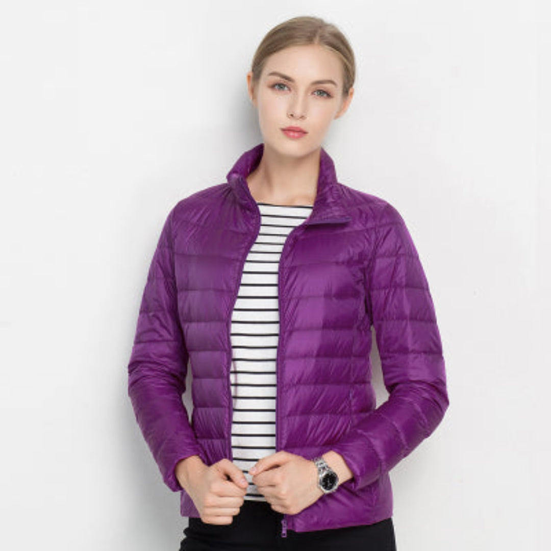 Andrea | Langärmlige, gesteppte, warme Winterjacke für Damen 6