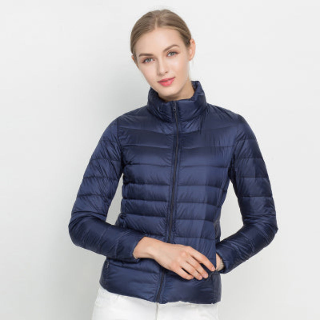 Andrea | Langärmlige, gesteppte, warme Winterjacke für Damen 7