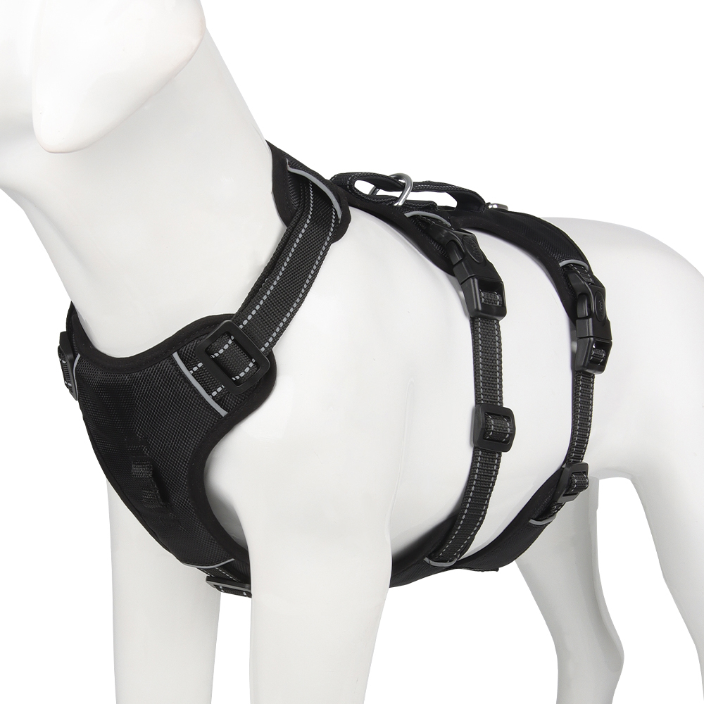 Anti-Zieh Hundegeschirr Gepolstert mit Reflektierenden Streifen – Sicher und Bequem für Ihren Hund 6
