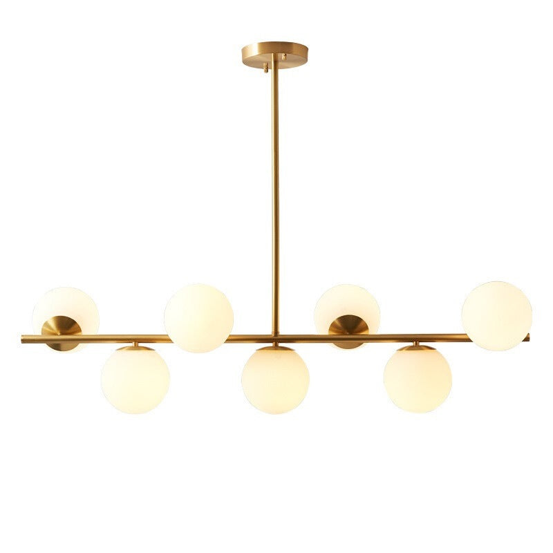 Arvion | Eleganter goldener Kronleuchter-Küchentisch 4