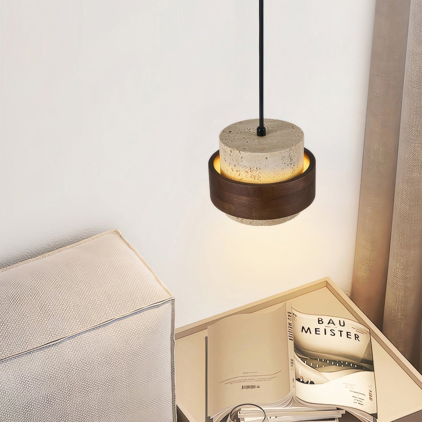 Ascend | Retro Stein Wabi-Sabi Pendelleuchte 6