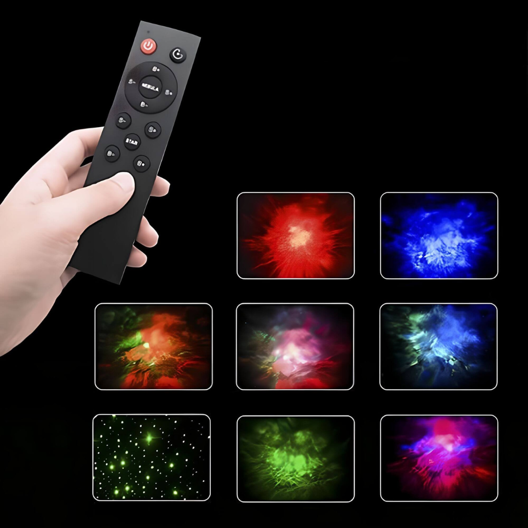 Astronauten Sternenprojektor mit Galaxie-Effekten – Nachtlampe für Kinder und Erwachsene, Beruhigende Atmosphäre, USB-Anschluss 2