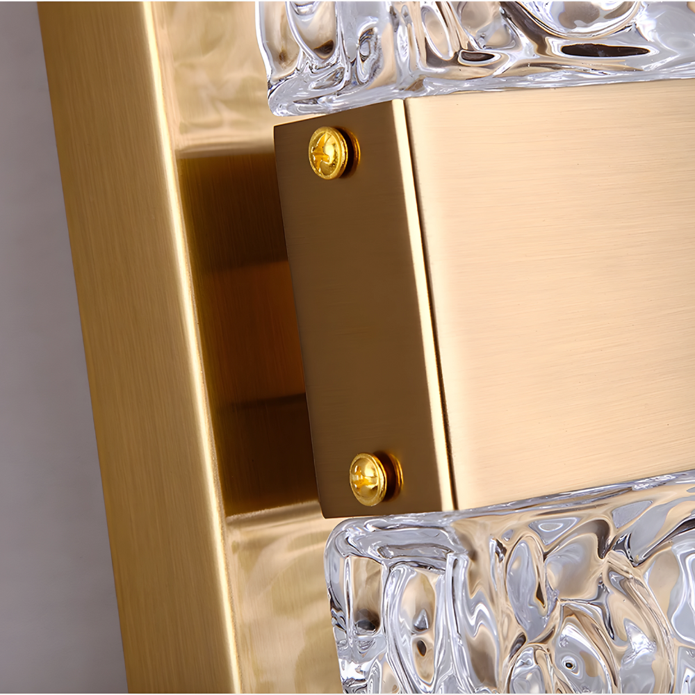 StrahlGlas | Lámpara de cristal elegante para iluminación ambiental de pared