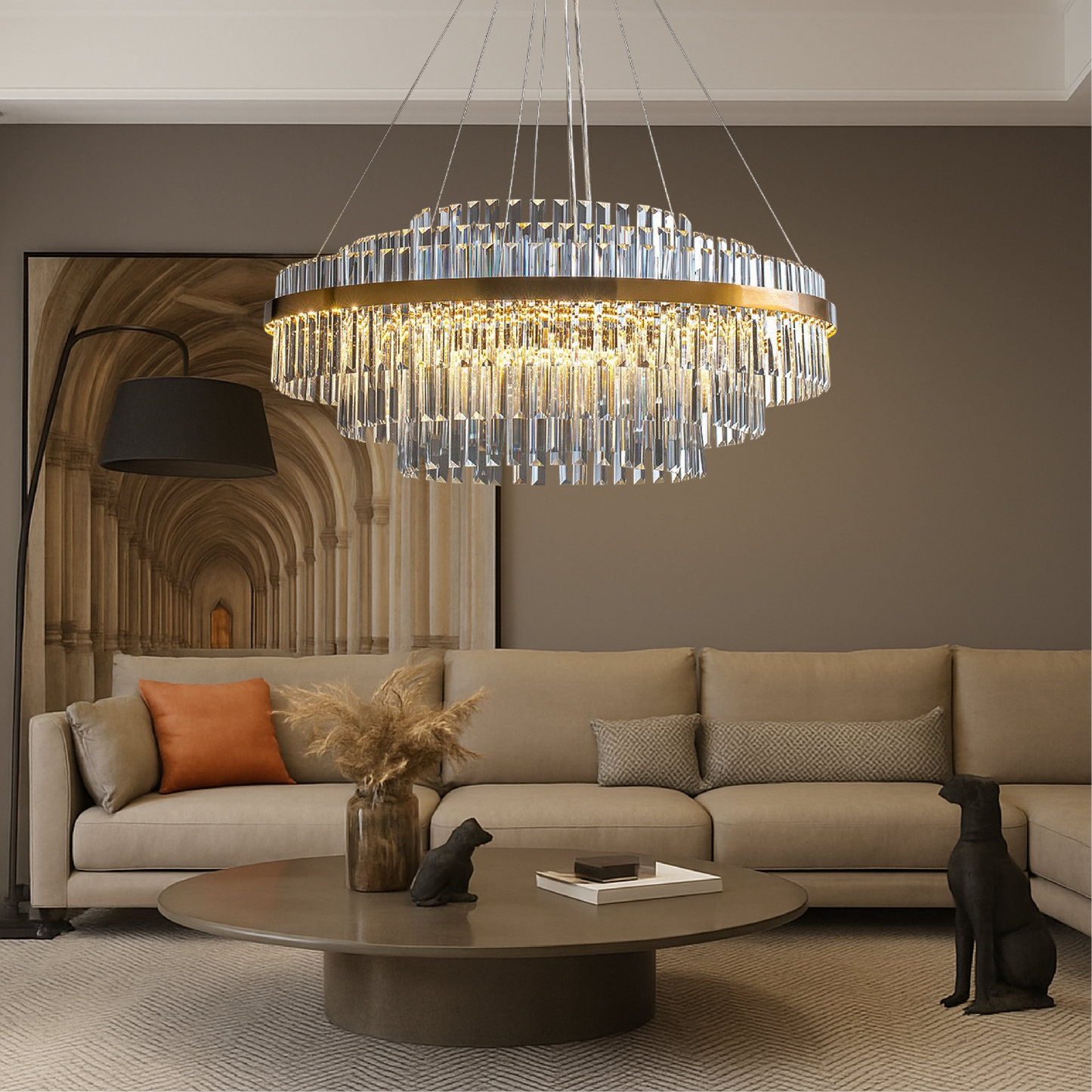 Aurine | Luxuriöser Kristallleuchter für moderne Innenräume 4