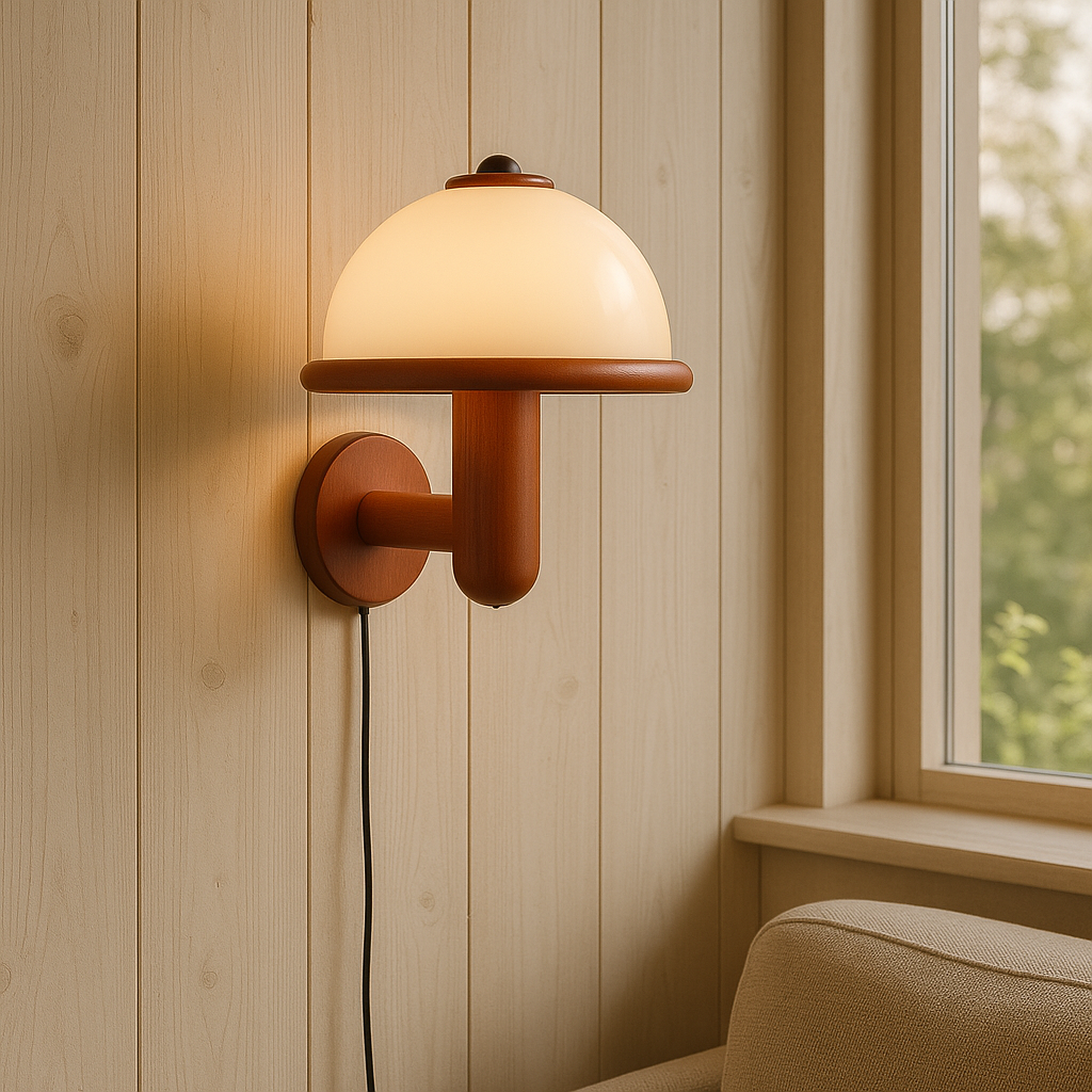 Aurisca | Künstlerische Pilz-Wandleuchte für stilvolles Interieur 4
