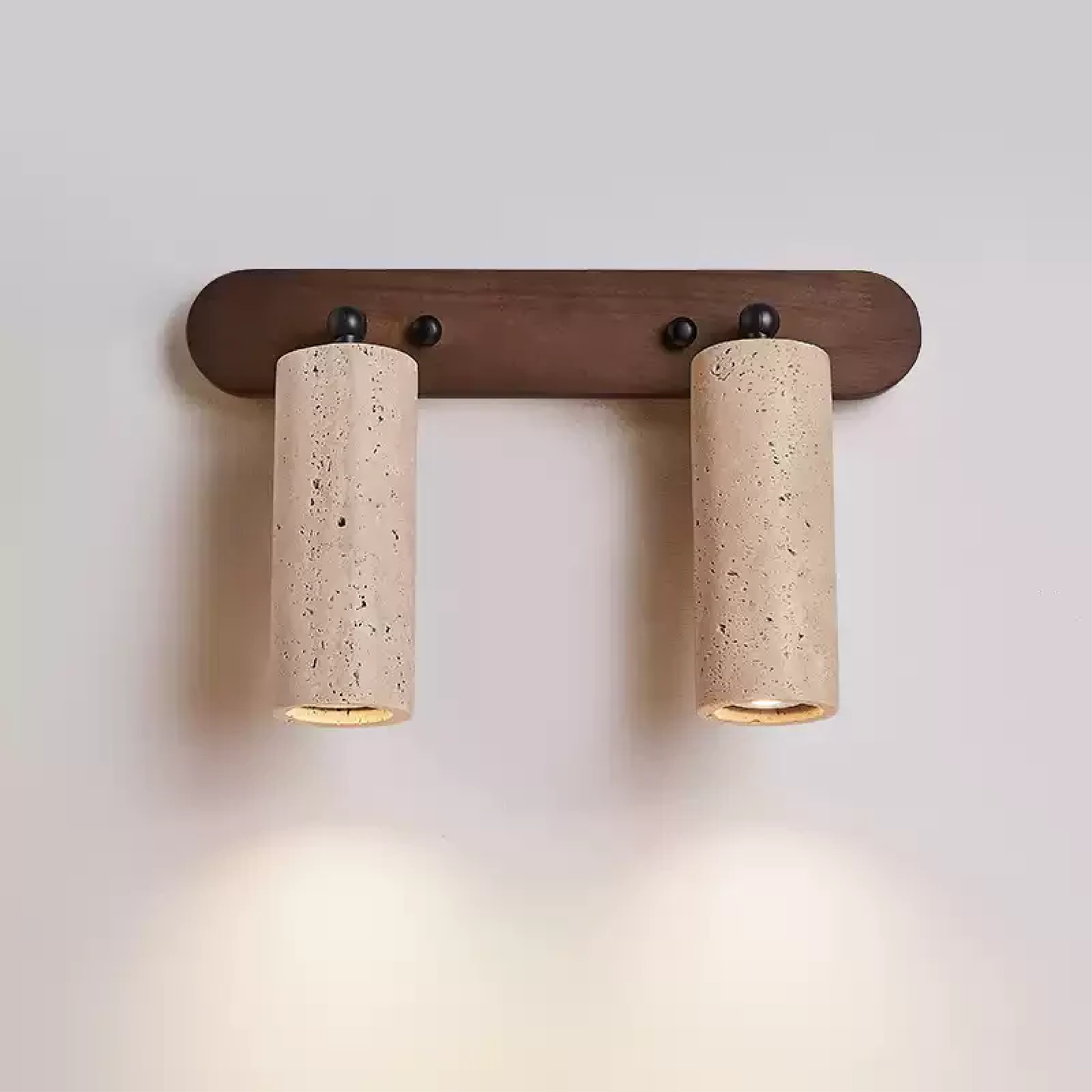 Aurivon | Minimalistische schwenkbare Wandleuchte aus Travertin für Retro-Eleganz 0