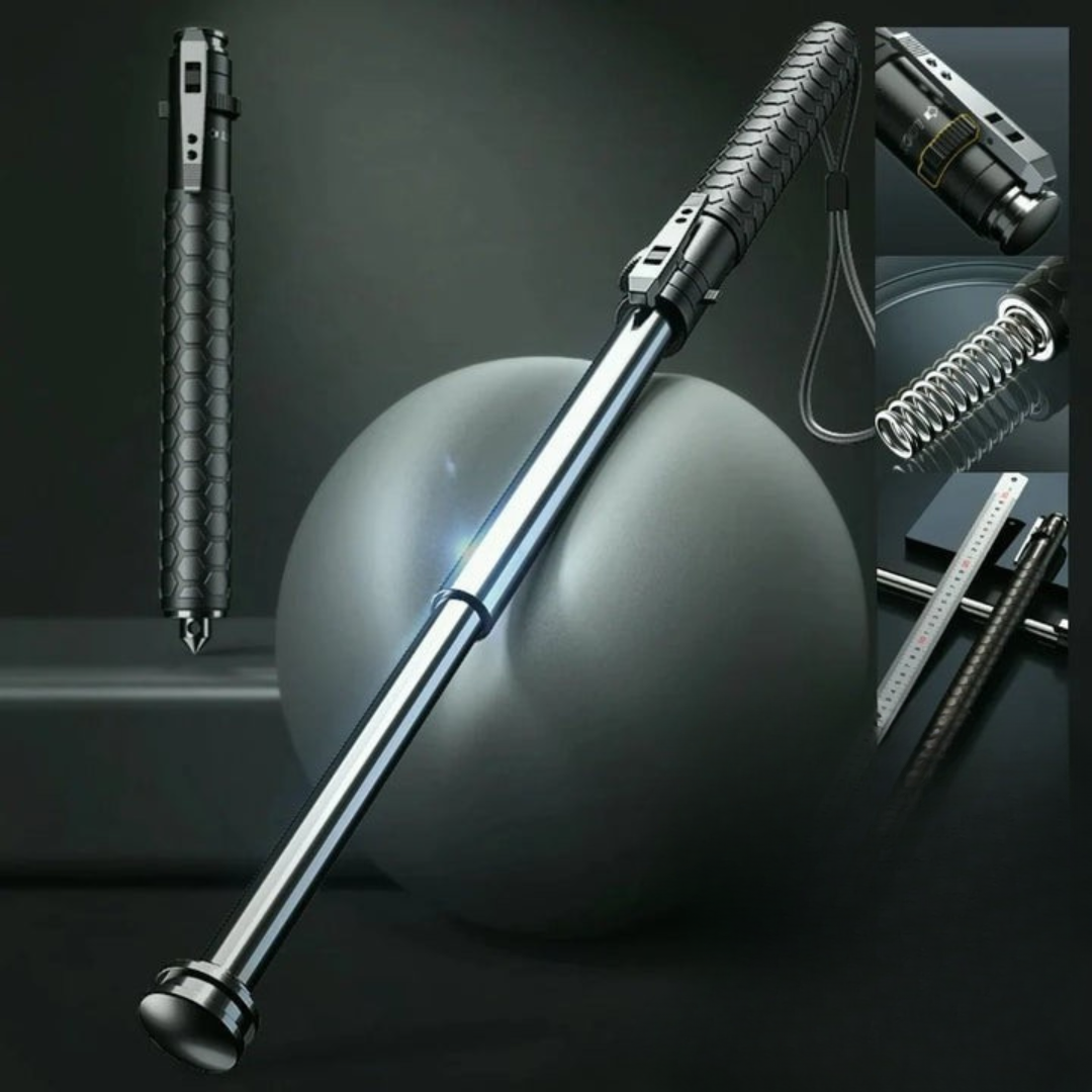 Automatic walking stick for self-defense – safety for every adventure