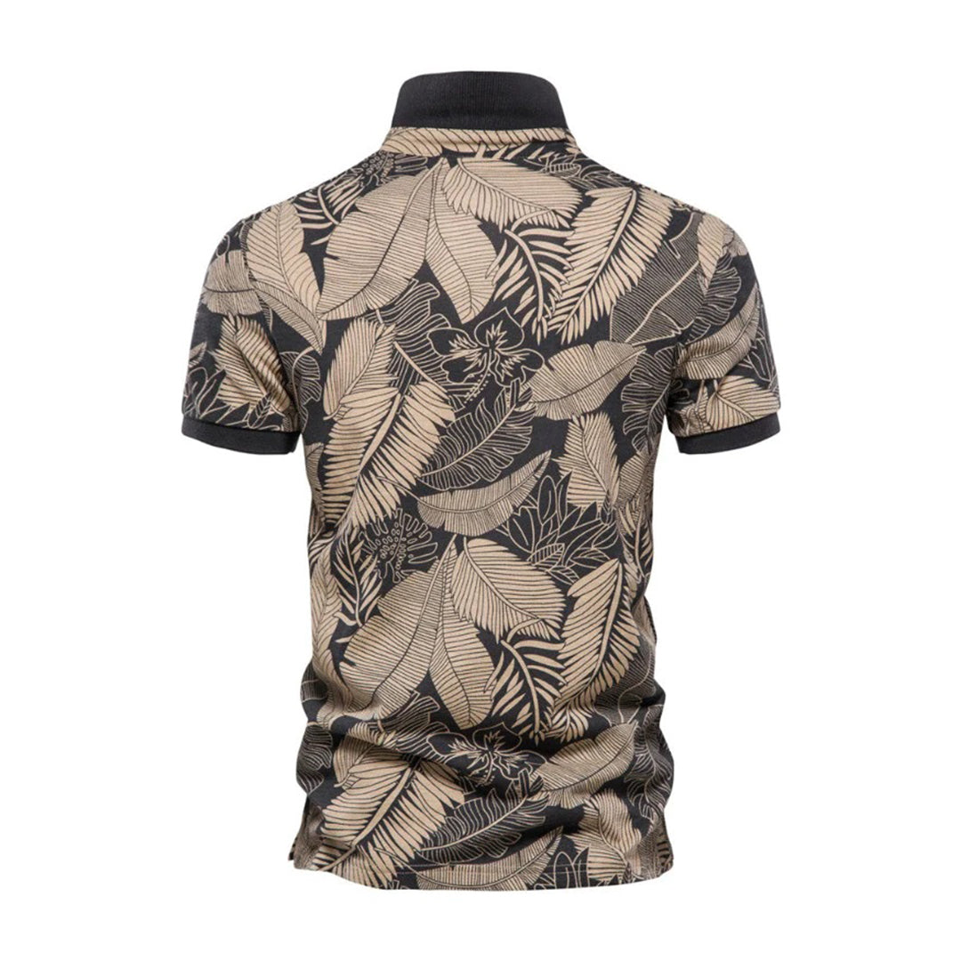 Herren Polo Shirt Gedruckt Atmungsaktiv Lässig Komfortabel-6