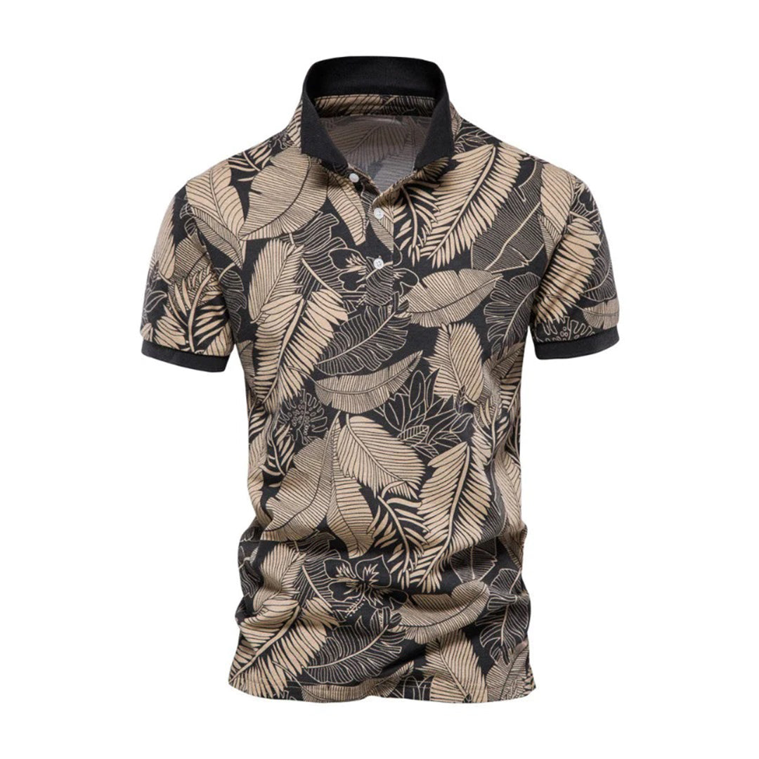 Herren Polo Shirt Gedruckt Atmungsaktiv Lässig Komfortabel-2