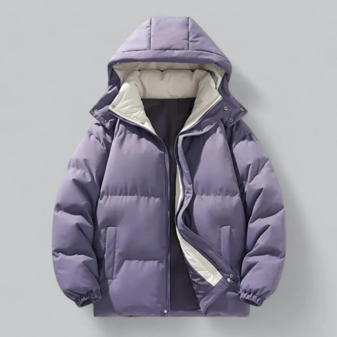 Blake | Stylische warme Pufferjacke mit Kapuze für den Winter 1