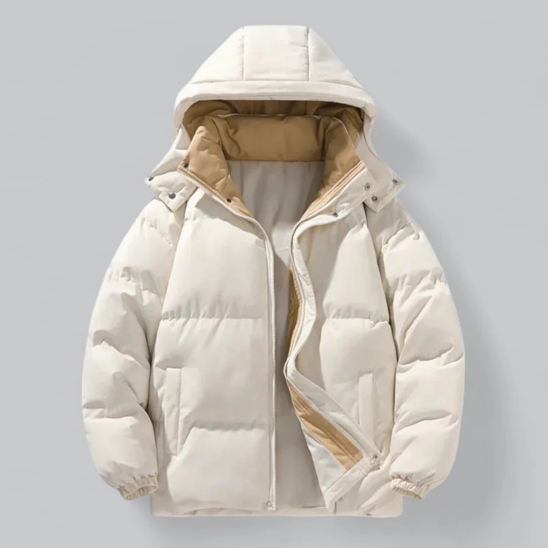Blake | Stylische warme Pufferjacke mit Kapuze für den Winter 2