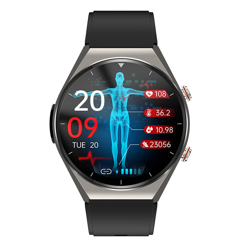 MediTrack | Smart Watch for Blood Sugar, Heart Rate & ECG Monitoring