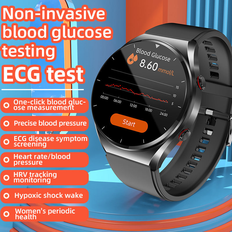 MediTrack | Smart Watch for Blood Sugar, Heart Rate & ECG Monitoring