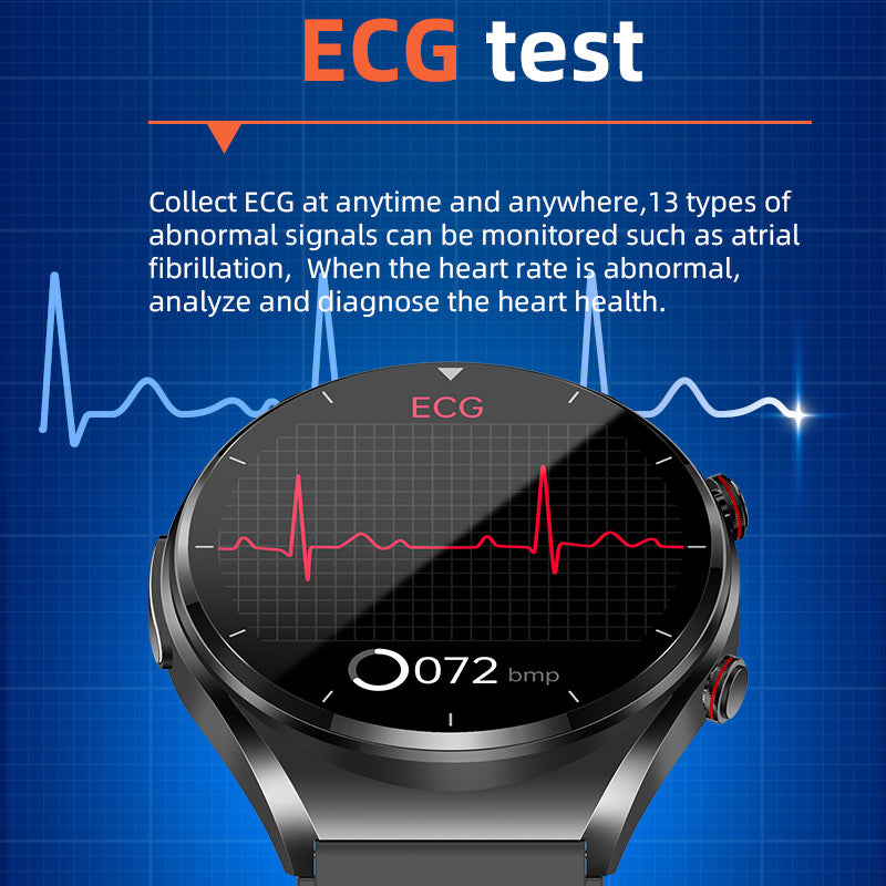 MediTrack | Smart Watch for Blood Sugar, Heart Rate & ECG Monitoring