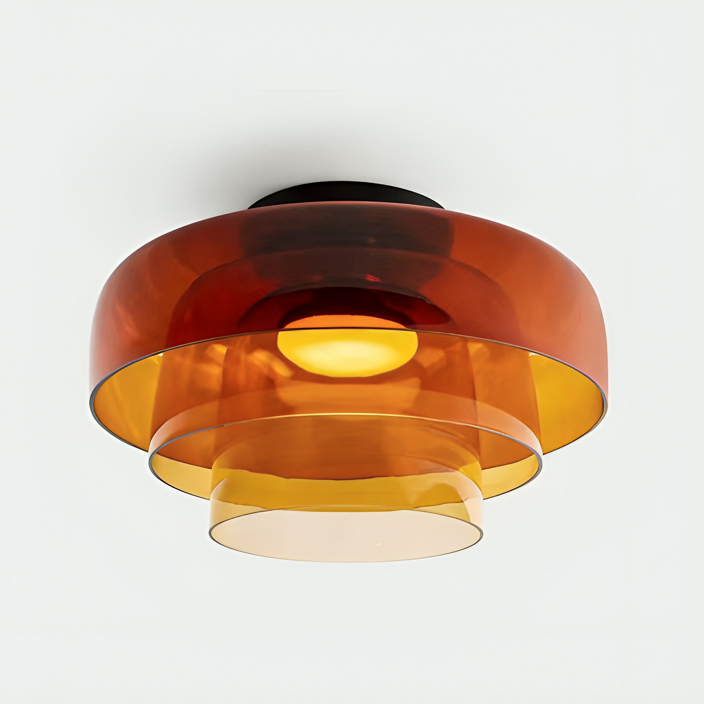 Brilora | Moderne skandinavische Bauhaus-Pendelleuchte mit Glasschichten 13