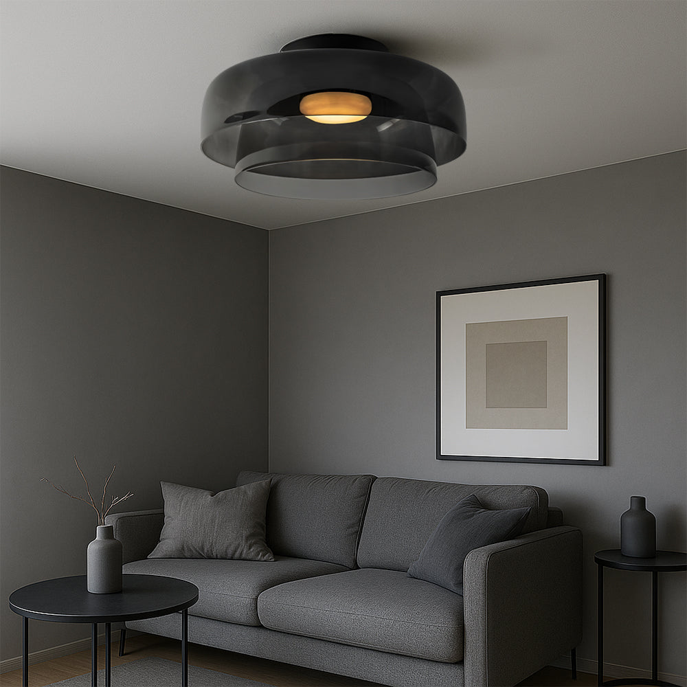 Brilora | Moderne skandinavische Bauhaus-Pendelleuchte mit Glasschichten 3