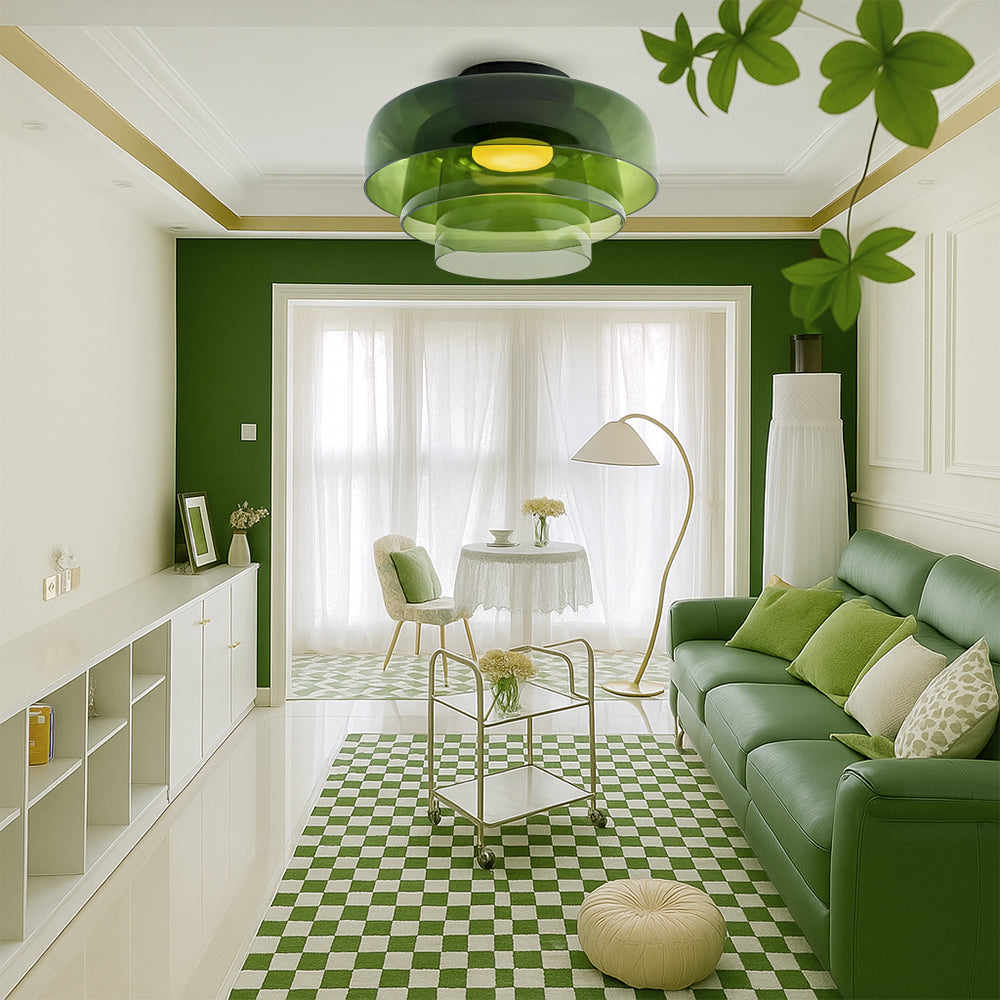 Brilora | Moderne skandinavische Bauhaus-Pendelleuchte mit Glasschichten 7