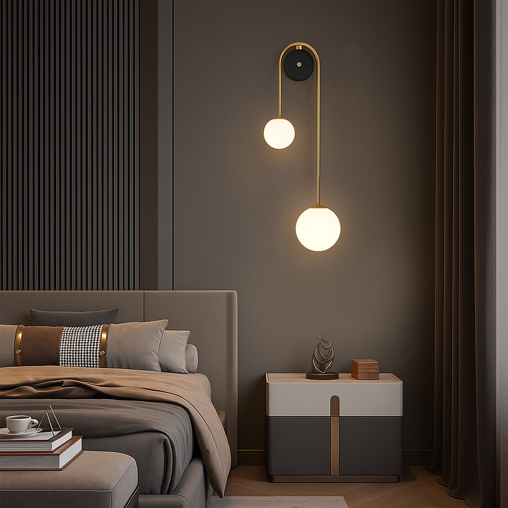Brivra | Moderne Bogen-Wandleuchte für minimalistische Eleganz 0