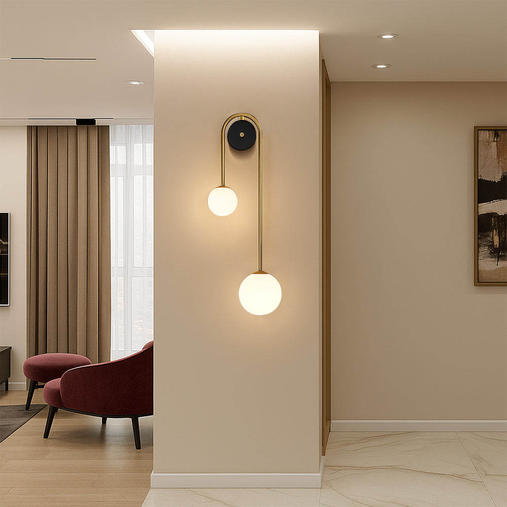 Brivra | Moderne Bogen-Wandleuchte für minimalistische Eleganz 2