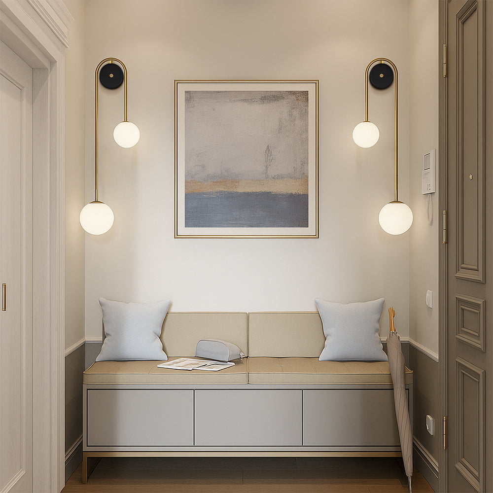 Brivra | Moderne Bogen-Wandleuchte für minimalistische Eleganz 3