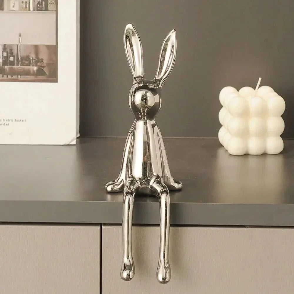 BunnyElegance – Stilvolles Kaninchen-Ornament 5