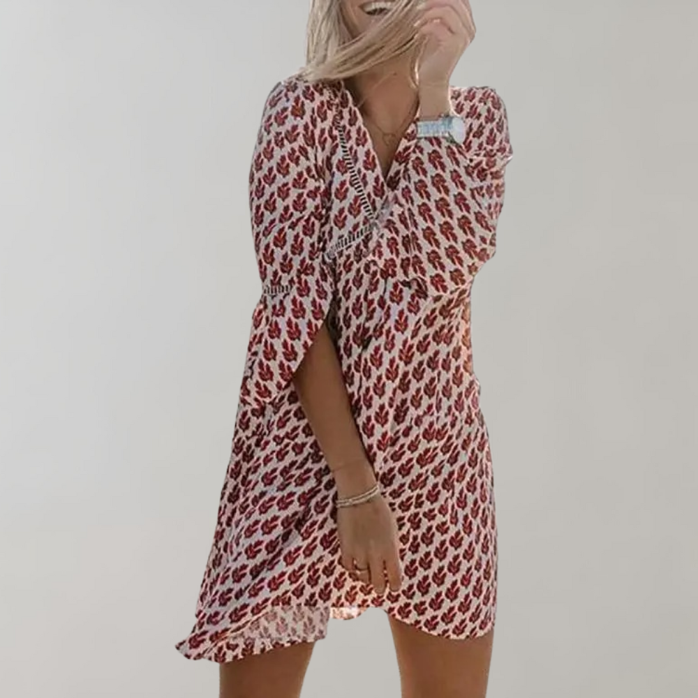Stylisches Damenkleid Emilie aus Nachhaltigen Materialien für Sommertragekomfort-2