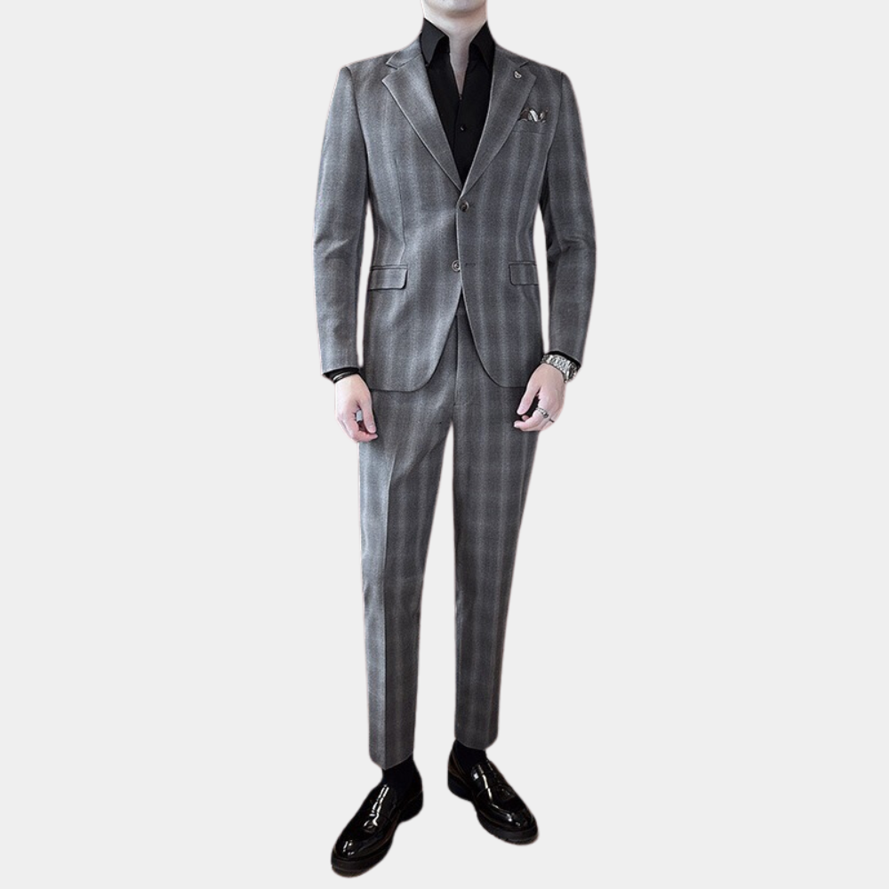 Diggory - Stylish Summer Men's Suit Set in Comfortable Breathable Fabric-3