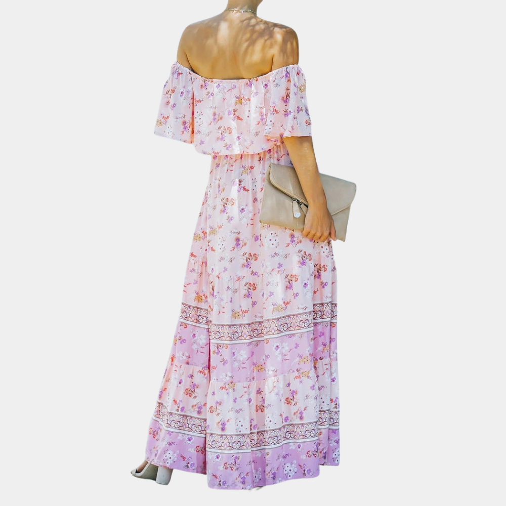 Variant image for Damen Maxikleid Gelb Größe M Polyester - Elegantes Sommerkleid für Hochzeitsgäste-5