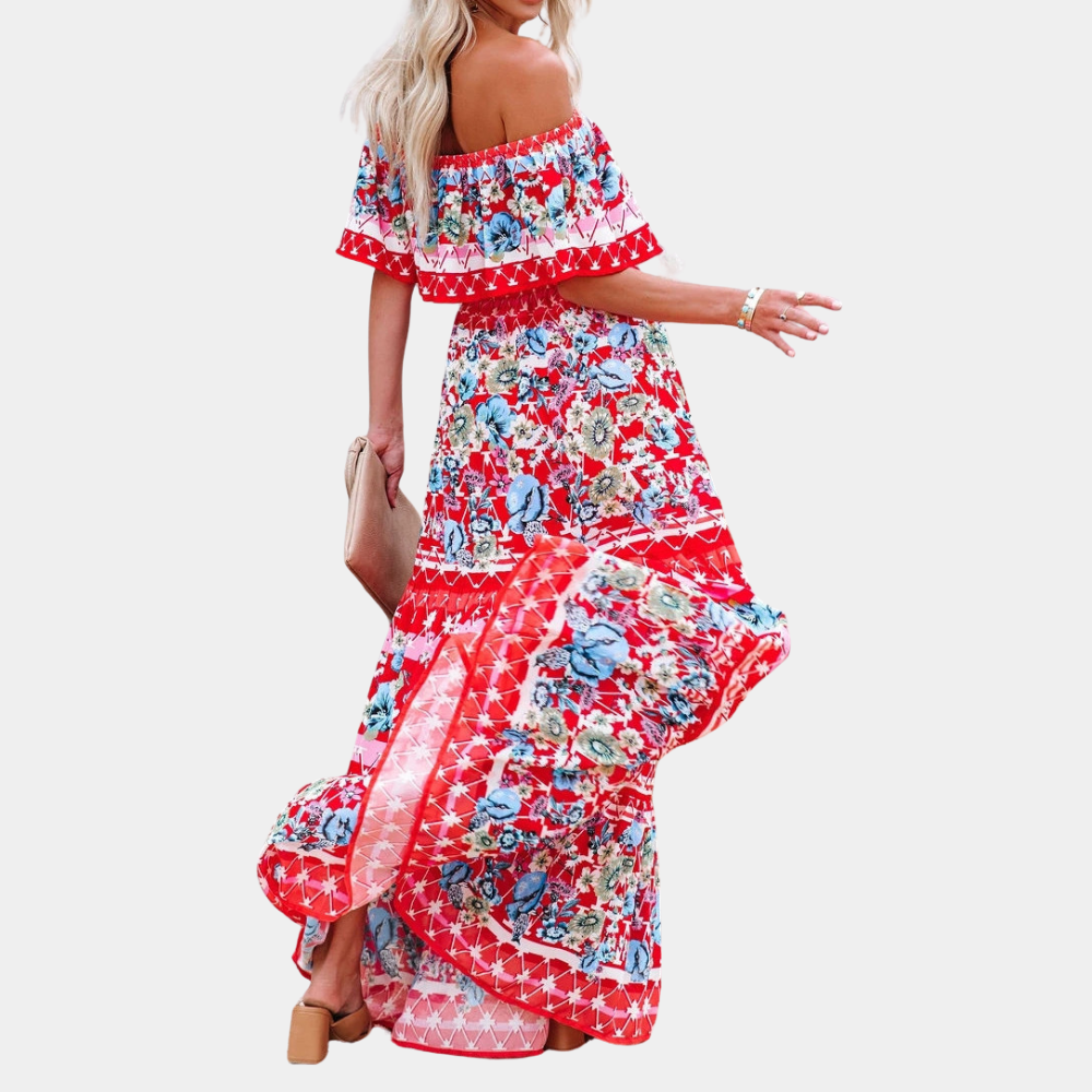 Variant image for Damen Maxikleid Gelb Größe M Polyester - Elegantes Sommerkleid für Hochzeitsgäste-9