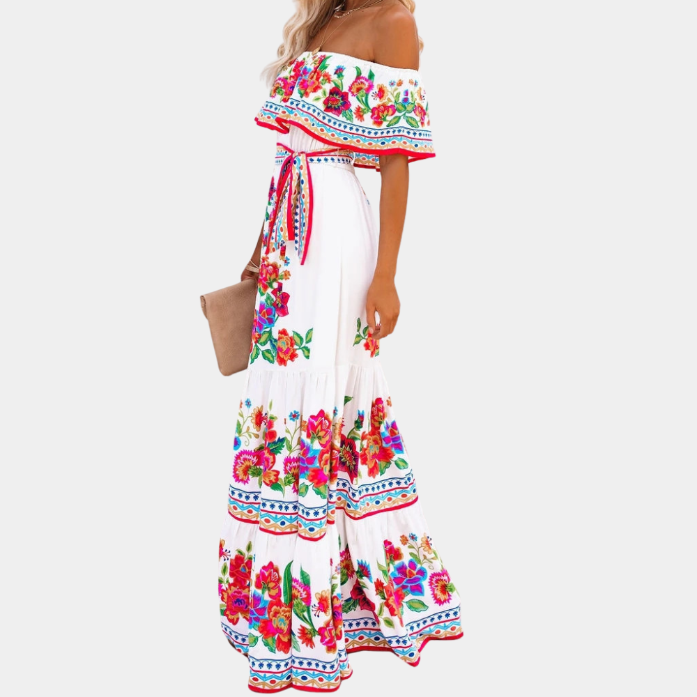 Variant image for Damen Maxikleid Gelb Größe M Polyester - Elegantes Sommerkleid für Hochzeitsgäste-13